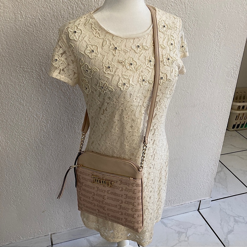 Juicy Couture Sandstone Item Dome Crossbody Women Handbags